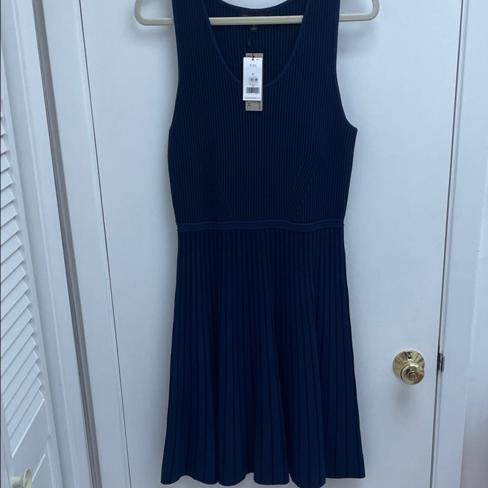 Banana Republic Navy Blue Sleeveless Dress